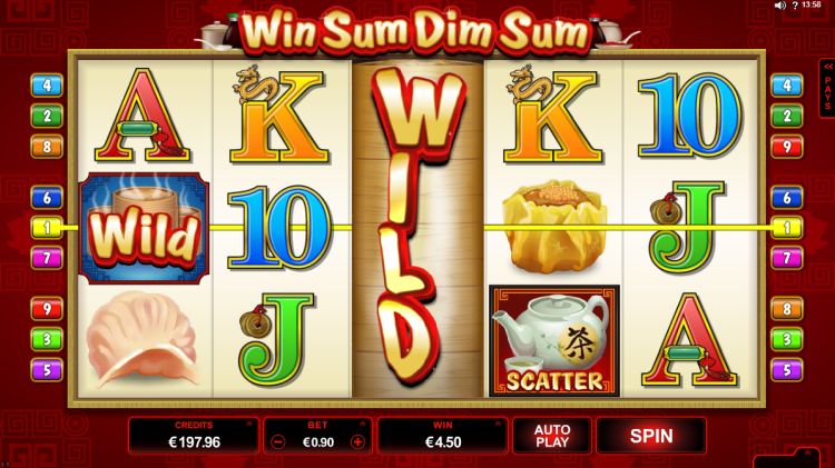 Win Sum Dim Sum slot review Microgaming