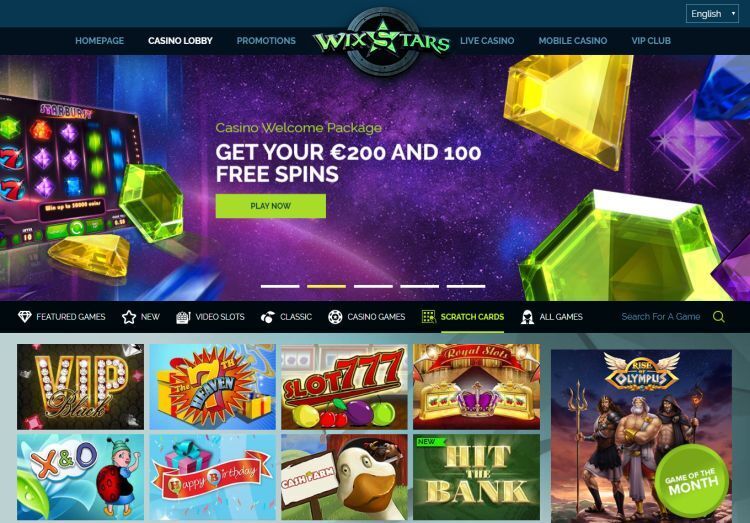 wixstars casino