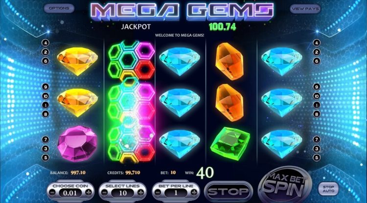 Mega Gems online gokkast bonus