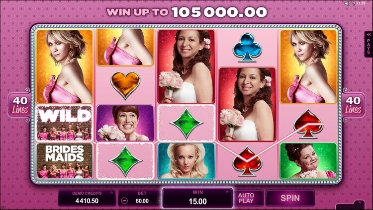 Bridesmaids slot review Microgaming