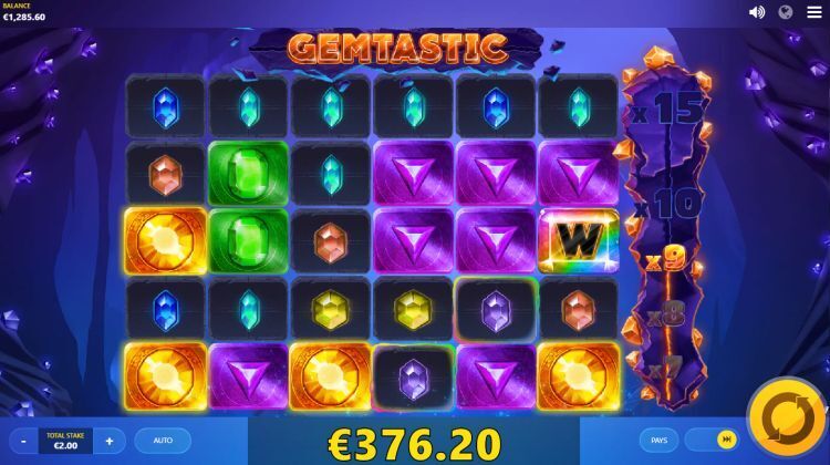 Gemtastic slot big win
