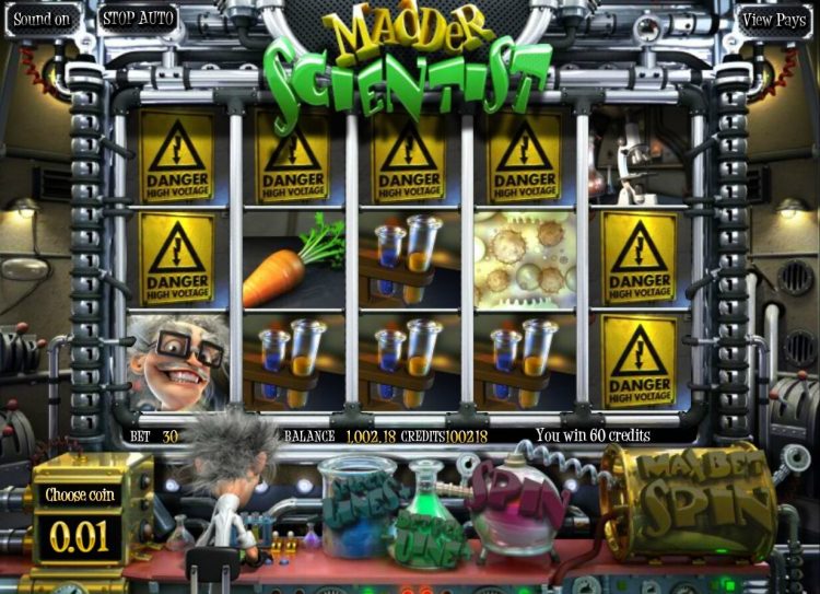 Madder Scientist Betsoft slot