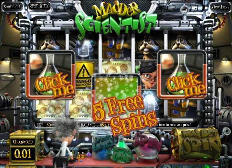 Madder Scientist online gokkast bonus