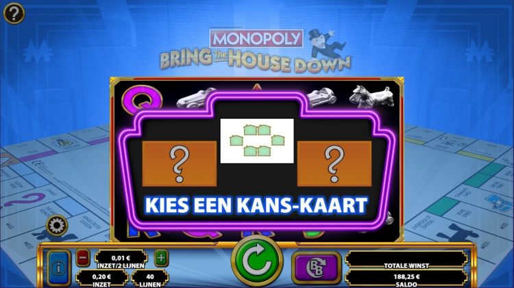 Monopoly Bring the House down gokkast