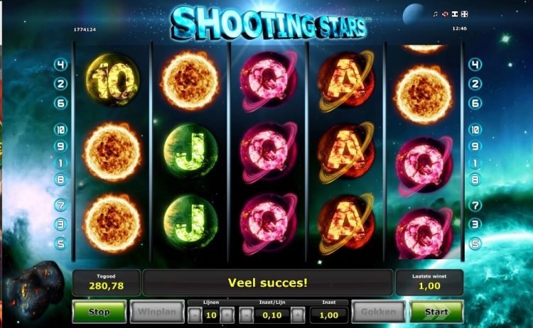 Novomatic Shooting Stars slot