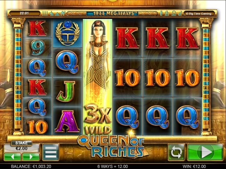 Queen of Riches online slot Big Time Gaming