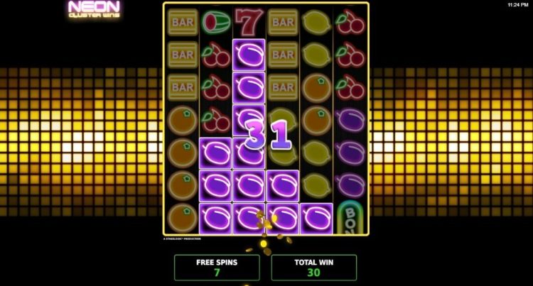 Neon Cluster Wins online slot Free Spins