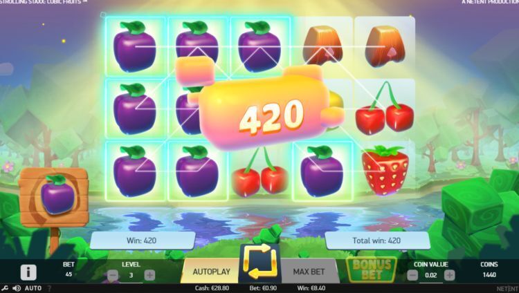 Strolling Stacks Cubic Fruits slot review