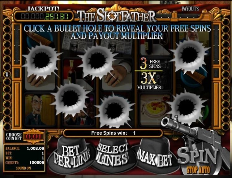 The Slotfather slot bonus