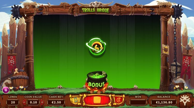 Trolls Bridge slot bonus