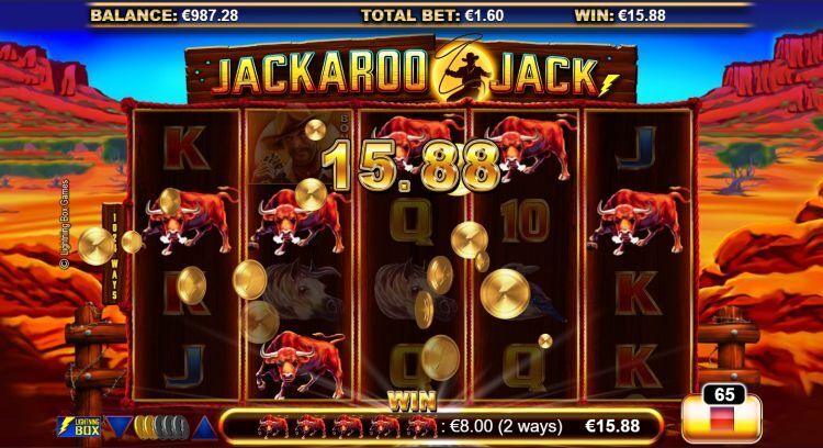 Jackaroo Jack slot bonus win