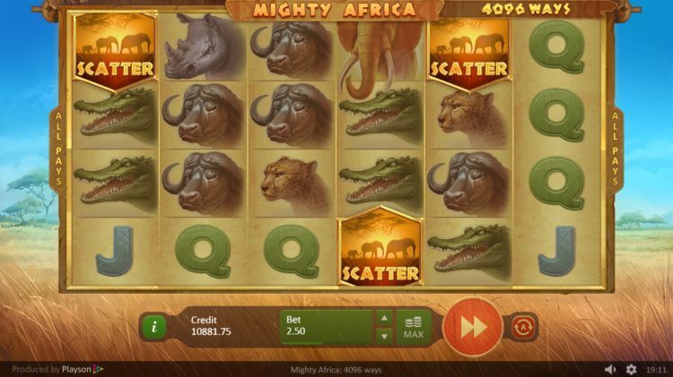 Mighty Africa gokkast bonus