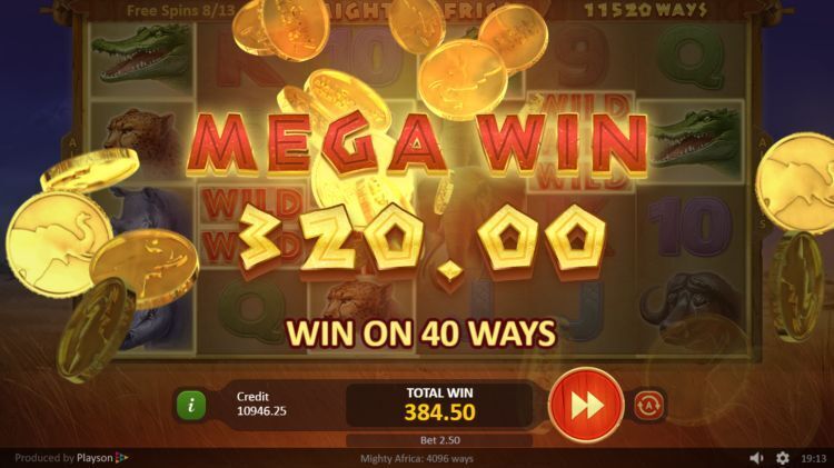 Mighty Africa online gokkast mega win