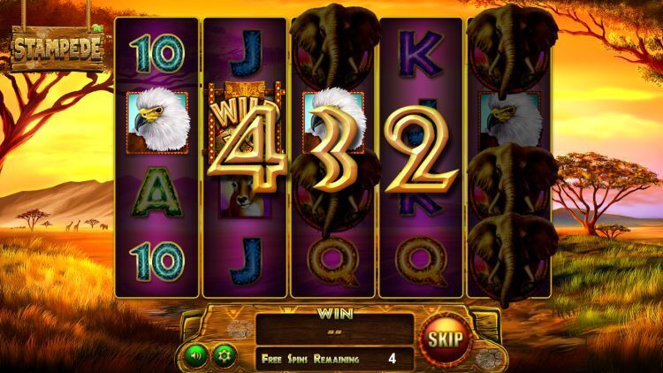 Stampede online slot Free Spins