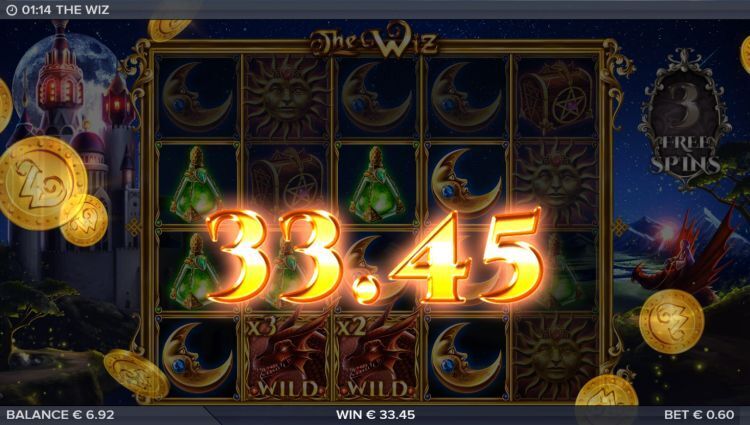 The Wiz slot win
