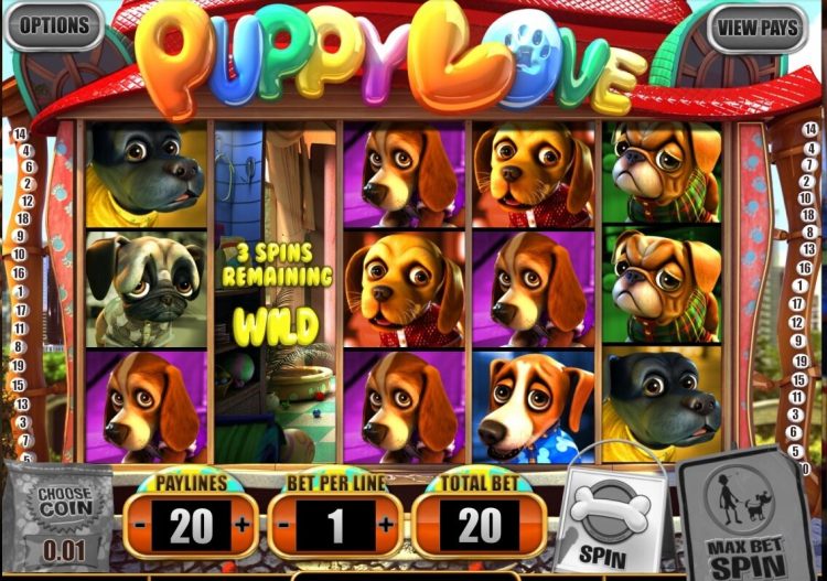 Betsoft Puppy Love slot review