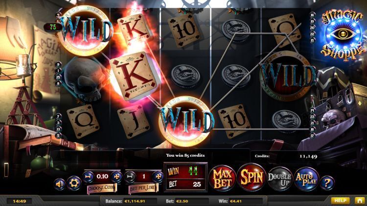 Magic Shoppe gokkast Wild feature