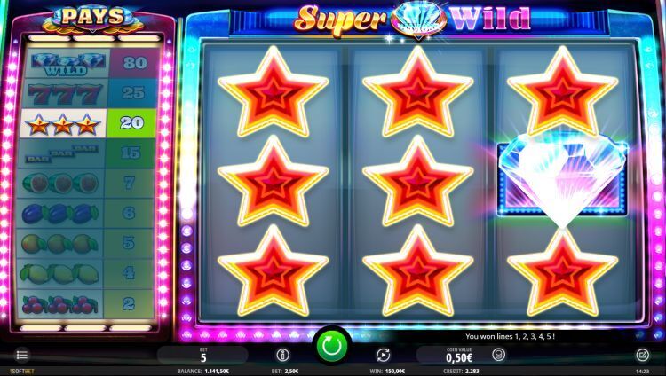 Super Diamond Wild online slot win