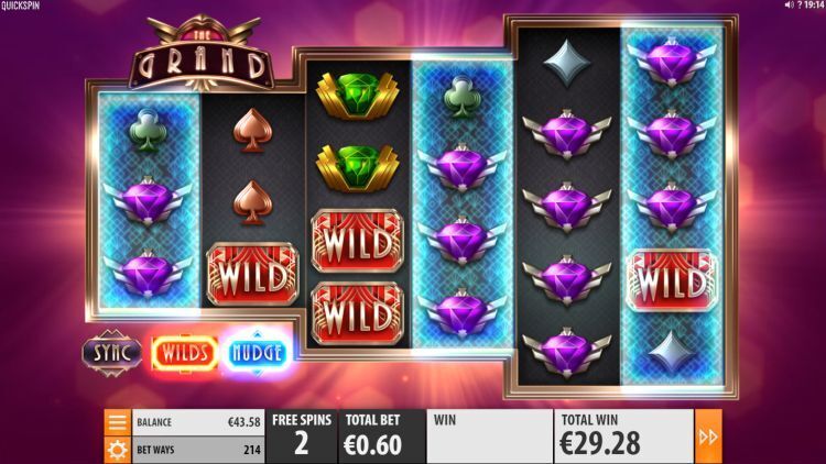 The Grand Quickspin slot bonus