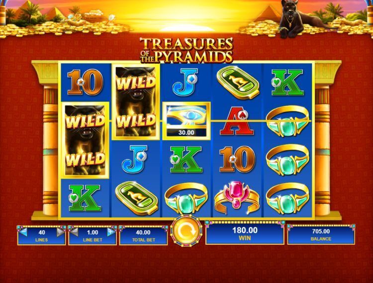 Treasures of the Pyramids gokkast win