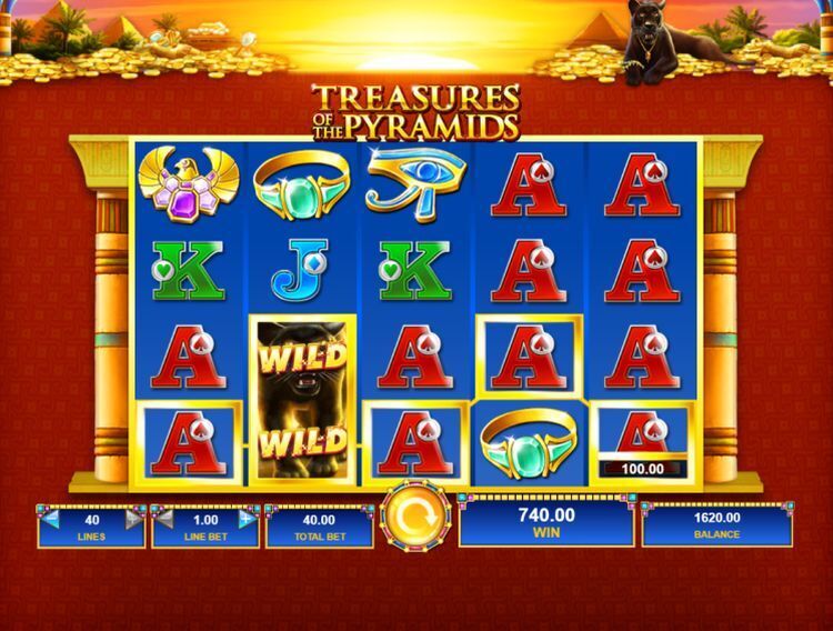 Treasures of the Pyramids slot review IGT