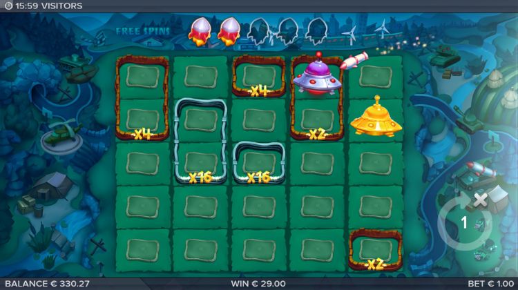 Visitors slot Free Spins bonus
