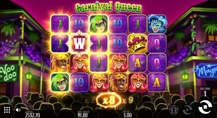 Carnival Queen gokkast Free Spins