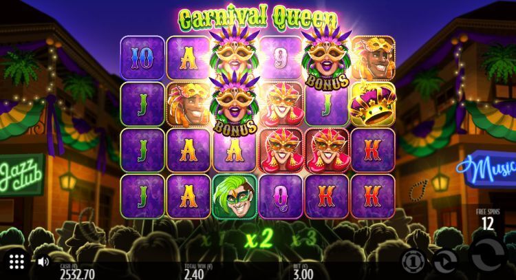 Carnival Queen Thunderkick slot review