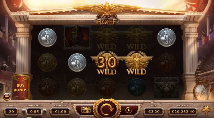 Champions of Rome review Yggdrasil