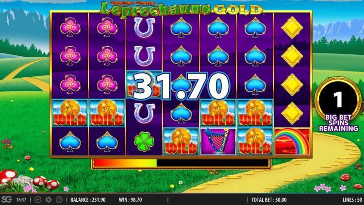 Rainbow Riches Leprechauns Gold slot Big Bets