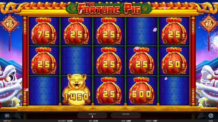 The Fortune Pig slot bonus