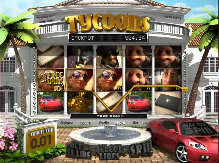 Tycoons slot win