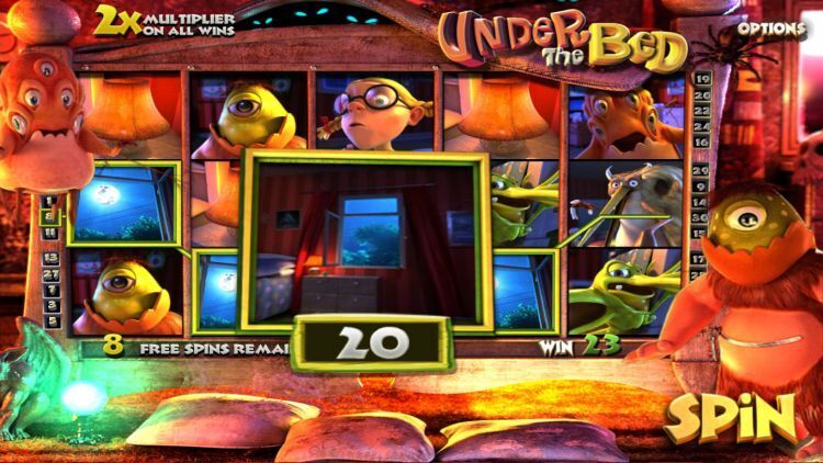 Under The Bed slot Free Spins
