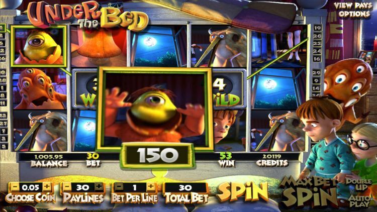 under-the-bed slot review betsoft win
