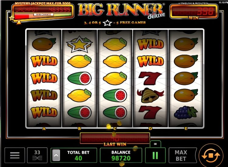 Big Runner Deluxe slot Free Spins