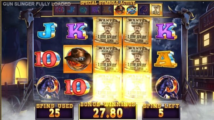 Gun Slinger Fully Loaded online slot Free Spins