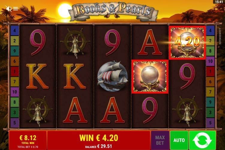 Books and Pearls slot bonus