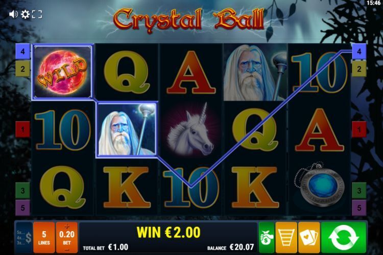 Crystal Ball slot win