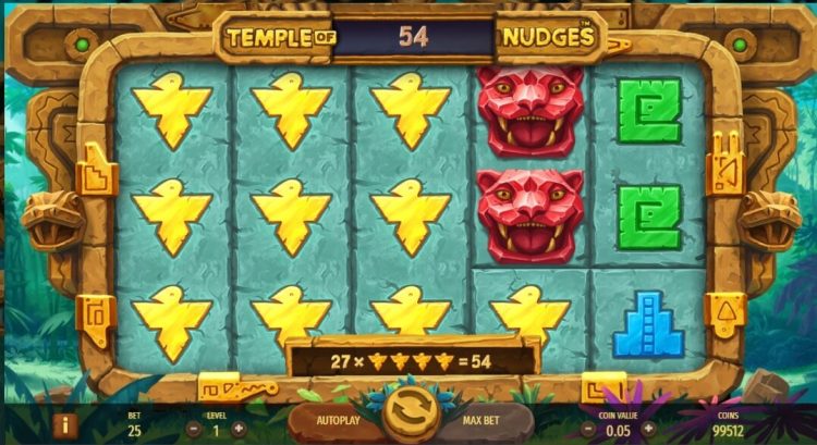 Temple of Nudges NetEnt slot