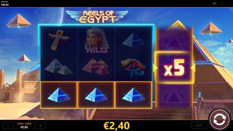 Reels of Egypt slot Cayetano