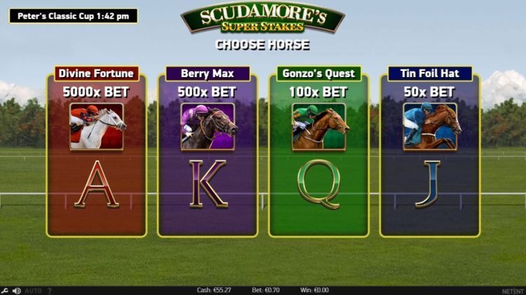 Scudamores Super Stakes online slot bonus