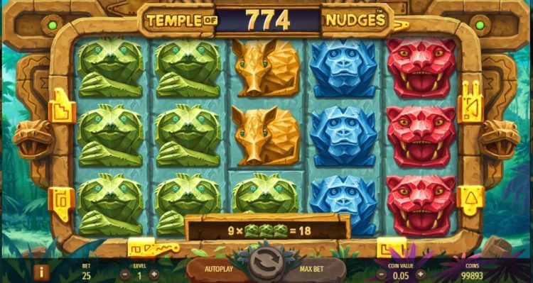 Temple of Nudges online slot