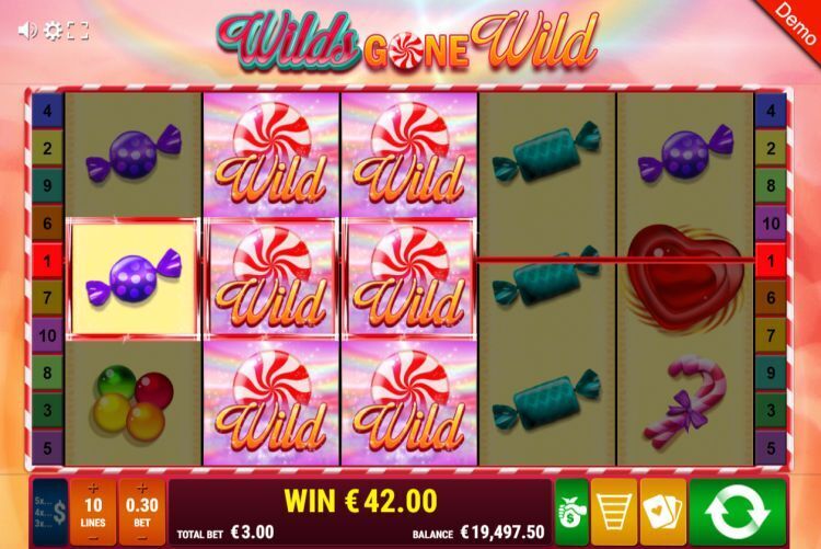 Wilds Gone Wild slot Wild feature