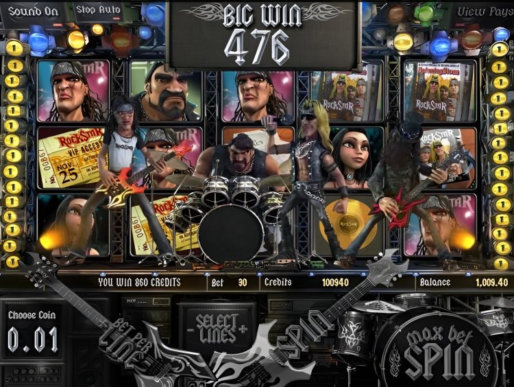 Rock Star slot big win