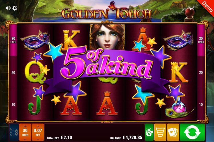 Golden Touch slot review Gamomat