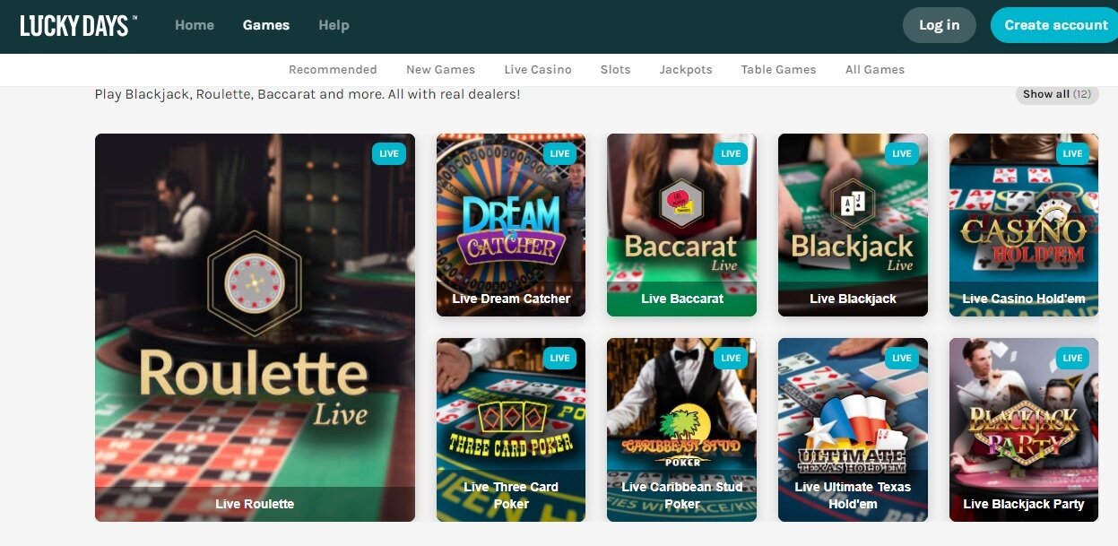Lucky Days Casino review