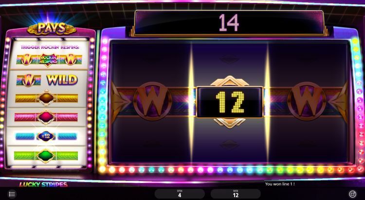Lucky Stripes online gokkast Respins