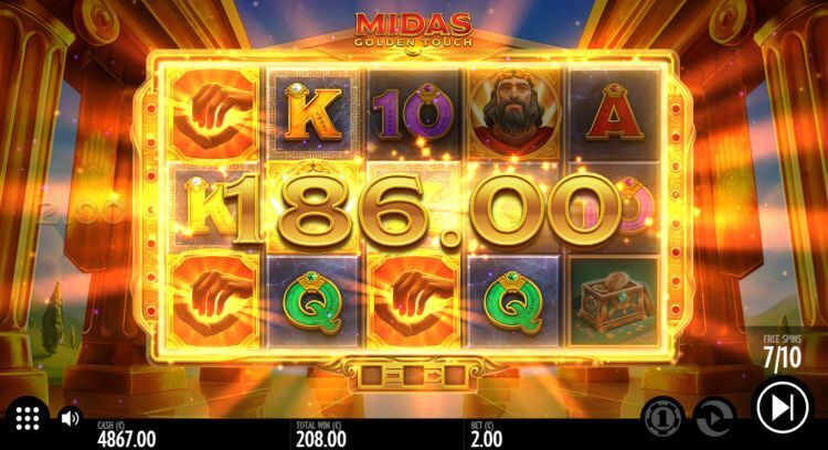 Midas Golden Touch slot win