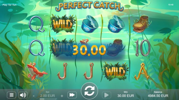 Perfect Catch slot win