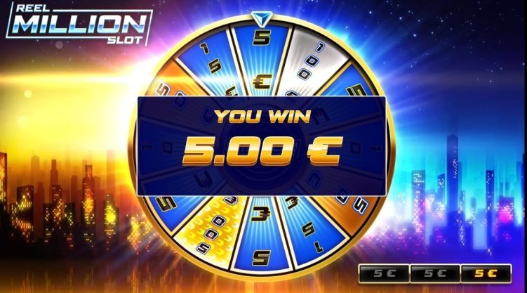 Reel Million Slot bonus win
